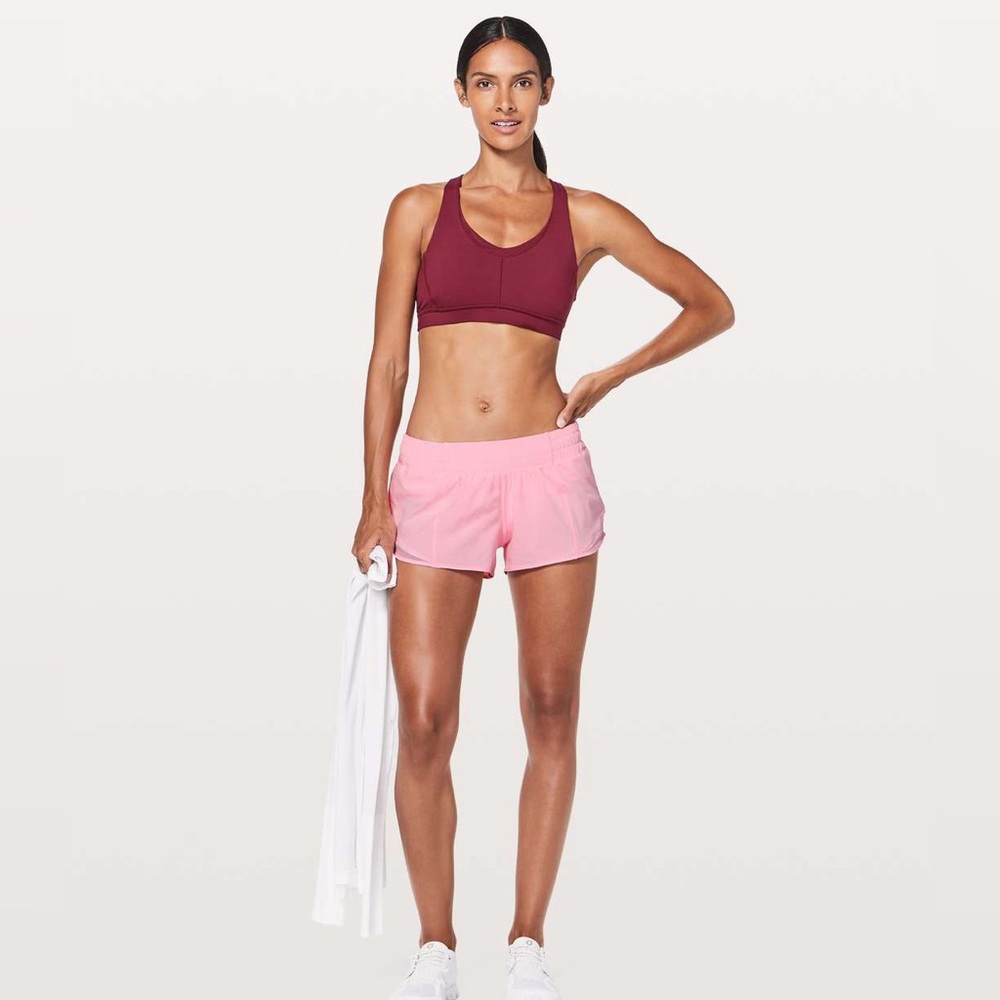Lululemon Hotty Hot Shorts size 8 MIAMI PINK 2.5” Rare & Desired Discontinued - Picture 7 of 14